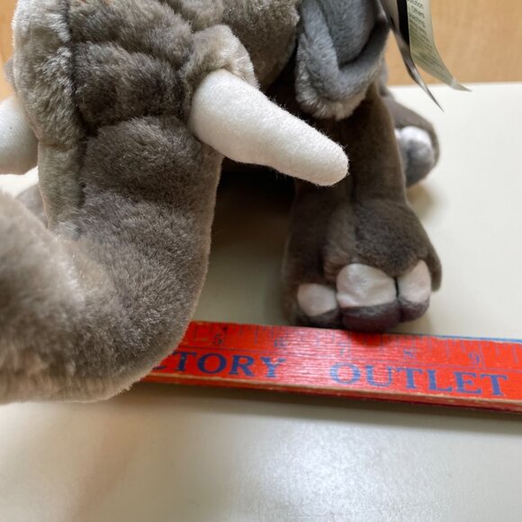 WWF Plush Elephant Soft Toy With Tag 12" Gray & White Conservation Gift Eco-Frie - Picture 13 of 14